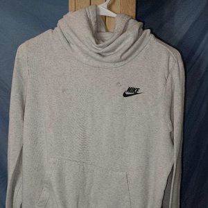 Nike light gray hoodie